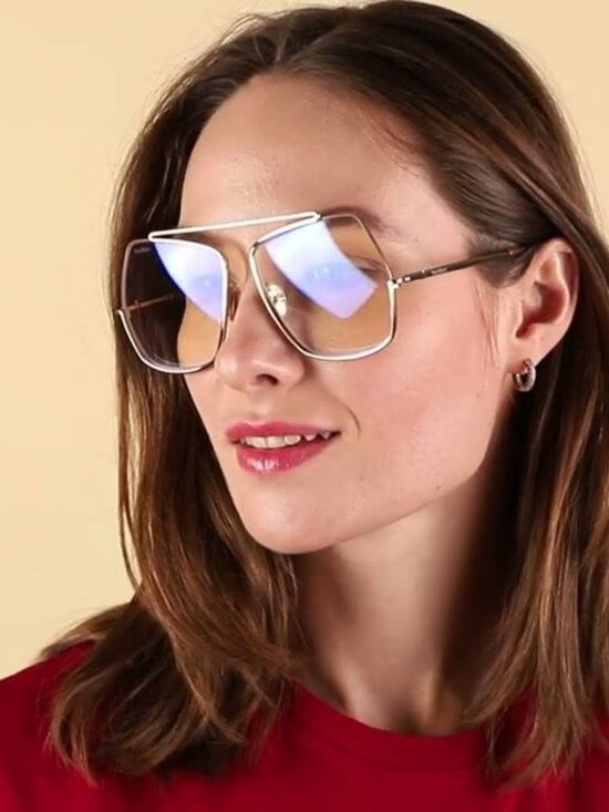 Max Mara MM5118-B 014 Square Eyeglasses - Silver 58mm main image 8